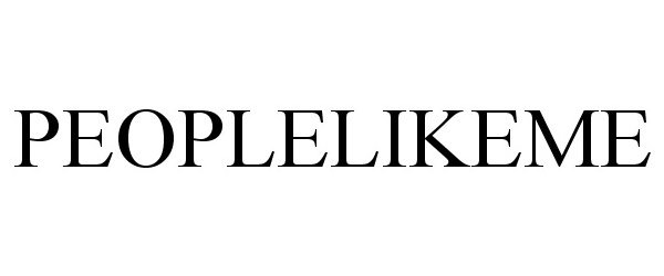 Trademark Logo PEOPLELIKEME