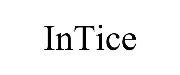 Trademark Logo INTICE
