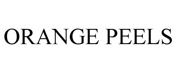 Trademark Logo ORANGE PEELS