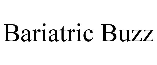 Trademark Logo BARIATRIC BUZZ