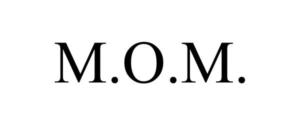 Trademark Logo M.O.M.
