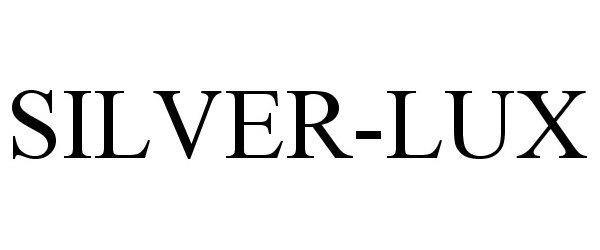 Trademark Logo SILVER-LUX