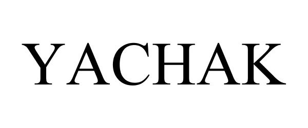 Trademark Logo YACHAK