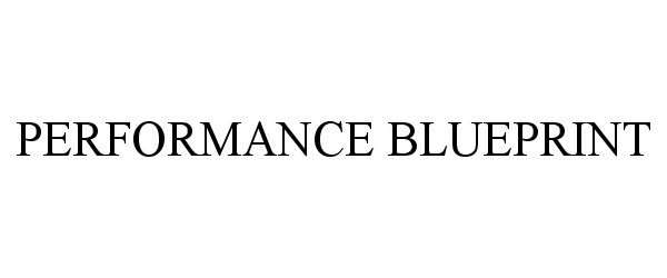 Trademark Logo PERFORMANCE BLUEPRINT
