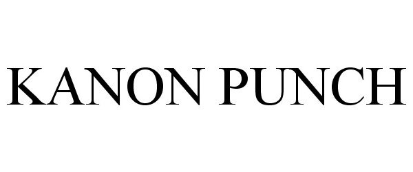 Trademark Logo KANON PUNCH