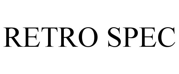 Trademark Logo RETRO SPEC