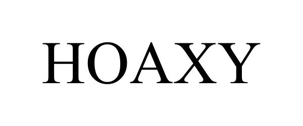 Trademark Logo HOAXY