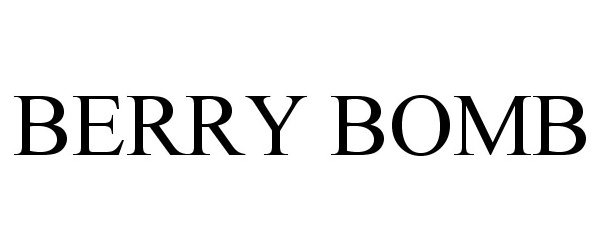Trademark Logo BERRY BOMB
