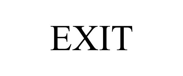 Trademark Logo EXIT