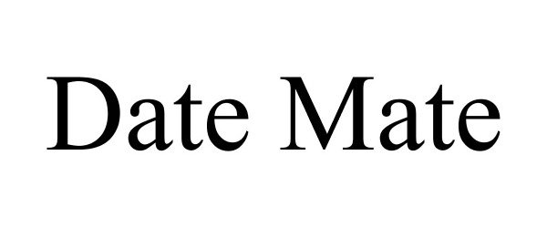 Trademark Logo DATE MATE