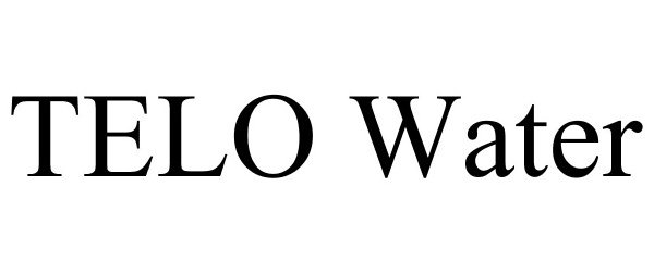 Trademark Logo TELO WATER