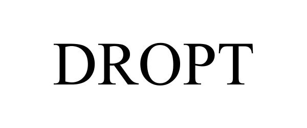 Trademark Logo DROPT