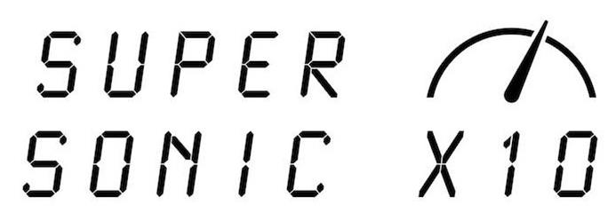 Trademark Logo SUPER SONIC X10