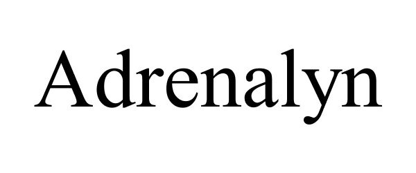 Trademark Logo ADRENALYN
