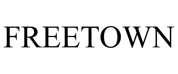 Trademark Logo FREETOWN