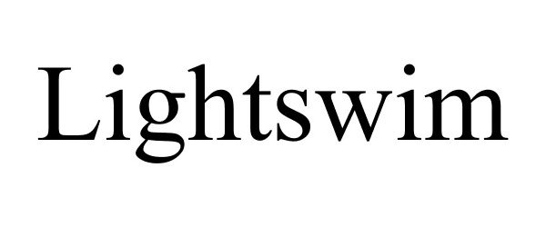 Trademark Logo LIGHTSWIM