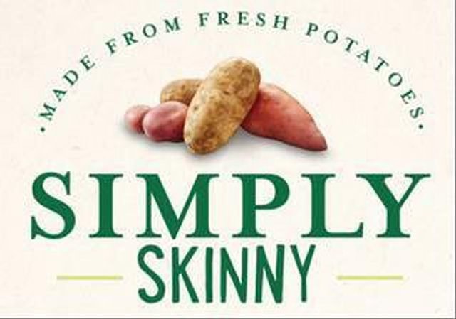  SIMPLY SKINNY MADE FROM FRESH POTATOES