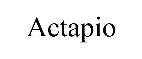 Trademark Logo ACTAPIO