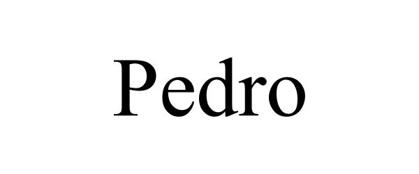  PEDRO