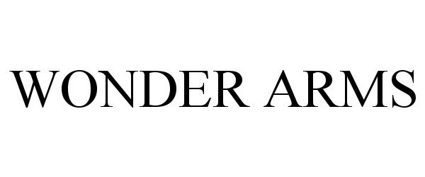 Trademark Logo WONDER ARMS