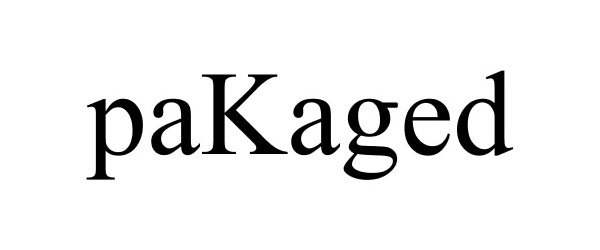  PAKAGED