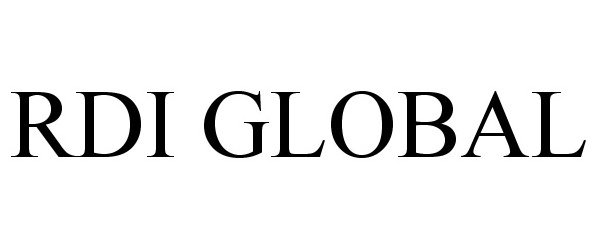 Trademark Logo RDI GLOBAL