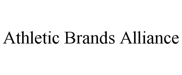 Trademark Logo ATHLETIC BRANDS ALLIANCE