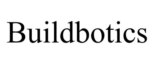 Trademark Logo BUILDBOTICS