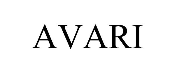 Trademark Logo AVARI