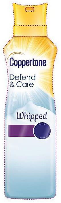  COPPERTONE DEFEND &amp; CARE WHIPPED