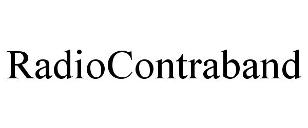 Trademark Logo RADIOCONTRABAND