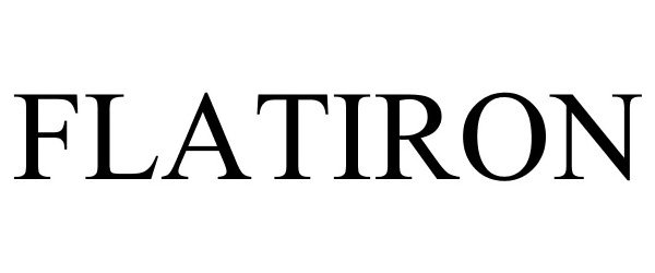 Trademark Logo FLATIRON