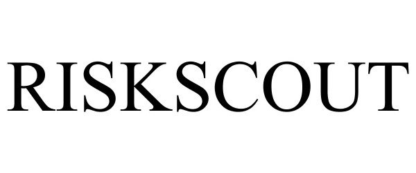 Trademark Logo RISKSCOUT