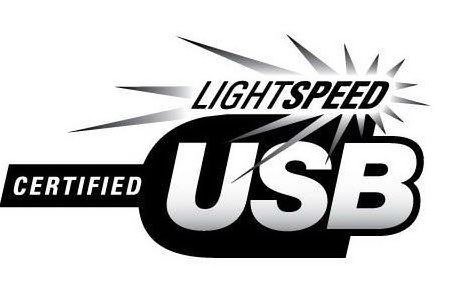 Trademark Logo LIGHTSPEED CERTIFIED USB
