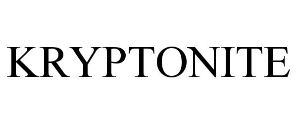 Trademark Logo KRYPTONITE