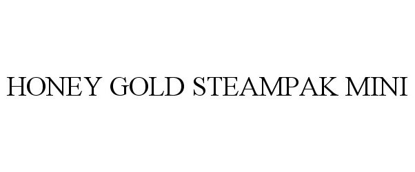 Trademark Logo HONEY GOLD STEAMPAK MINI