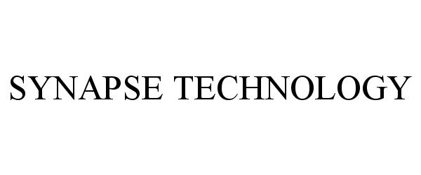 Trademark Logo SYNAPSE TECHNOLOGY