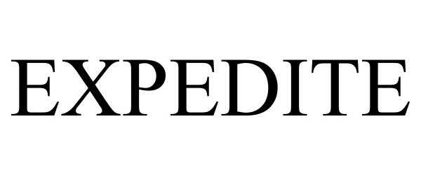 Trademark Logo EXPEDITE