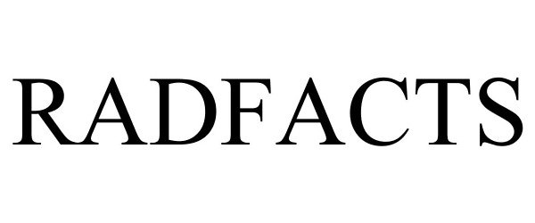Trademark Logo RADFACTS