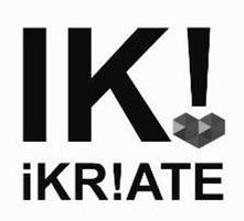 Trademark Logo IK! IKR!ATE