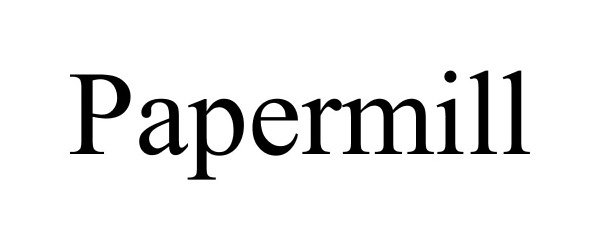 Trademark Logo PAPERMILL