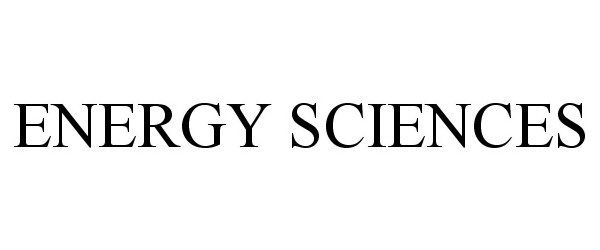 Trademark Logo ENERGY SCIENCES