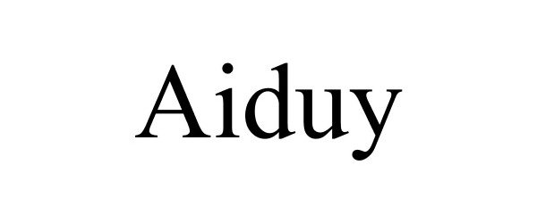 Trademark Logo AIDUY