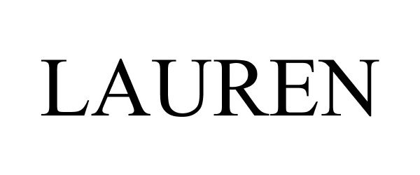 Trademark Logo LAUREN