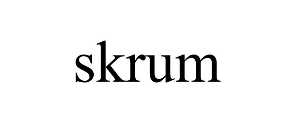 Trademark Logo SKRUM