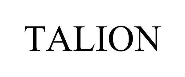 Trademark Logo TALION