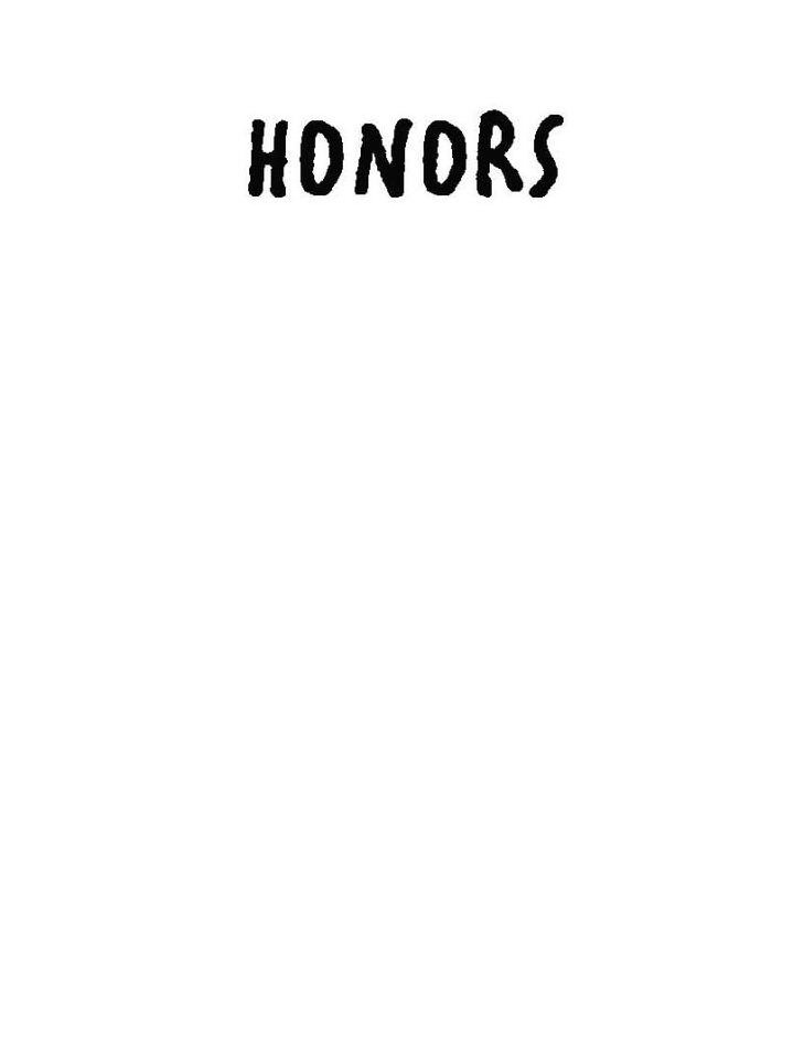 Trademark Logo HONORS