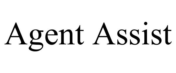 Trademark Logo AGENT ASSIST