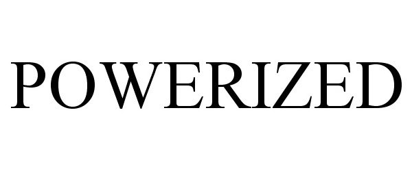 Trademark Logo POWERIZED