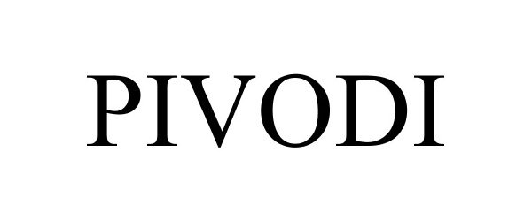 Trademark Logo PIVODI